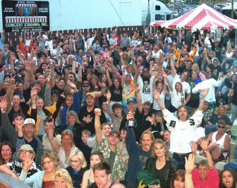 crowd close up